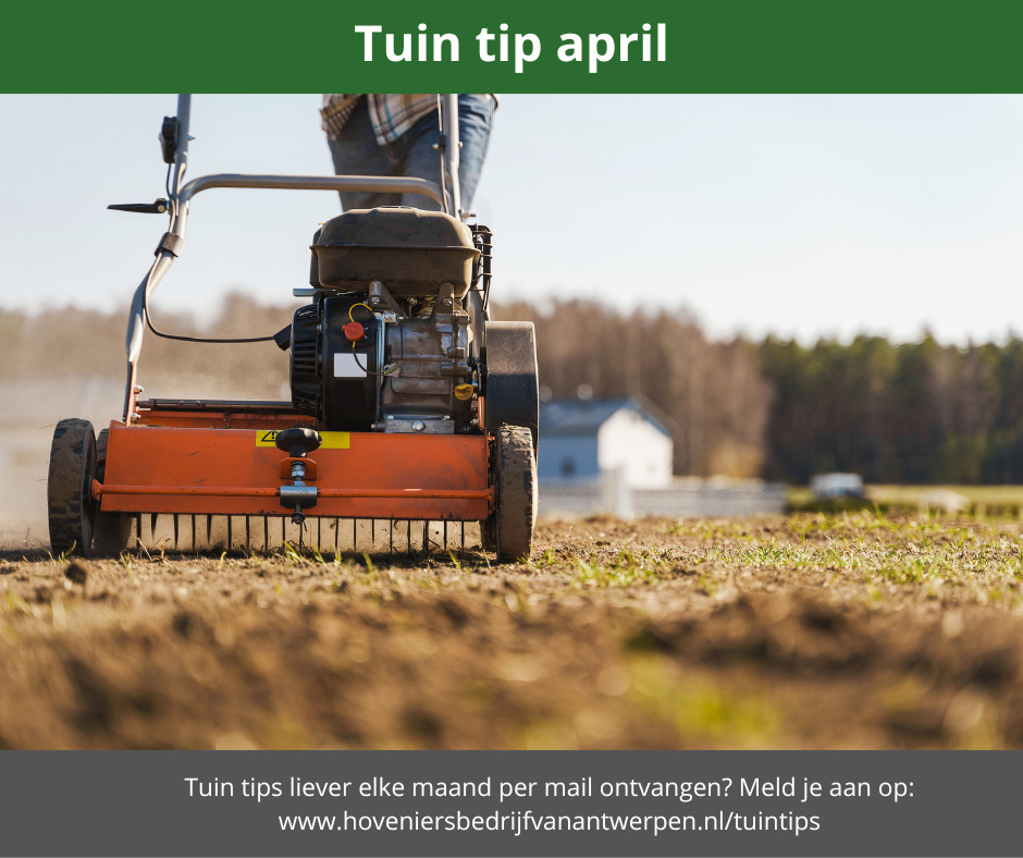 Tuin tip april